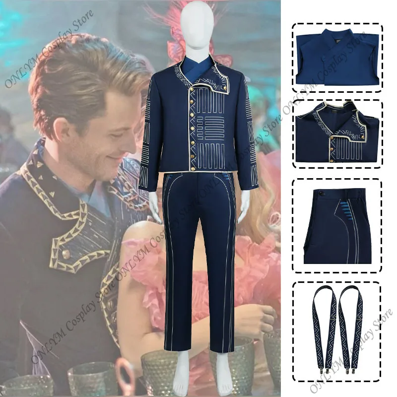

Костюм для косплея Wicked Fiyero, костюм Fiyero, костюм королевского принца на Хэллоуин, карнавальная вечеринка, униформа для ролевых игр, мужская форма