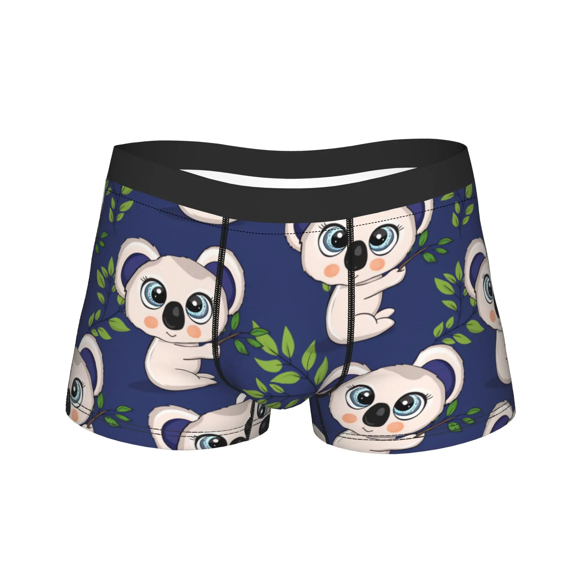 

Cute Character Sleeping Animal Baby Koala Bear Underwear Pattern Boxershorts Hot Sale Males Panties Classic Boxer Brief