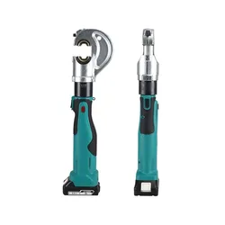 High Power Hydraulic Mini Battery Powered Crimping Tool Li-Ion Batteries Cable Press Rechargeable Tool Range 16-400mm²