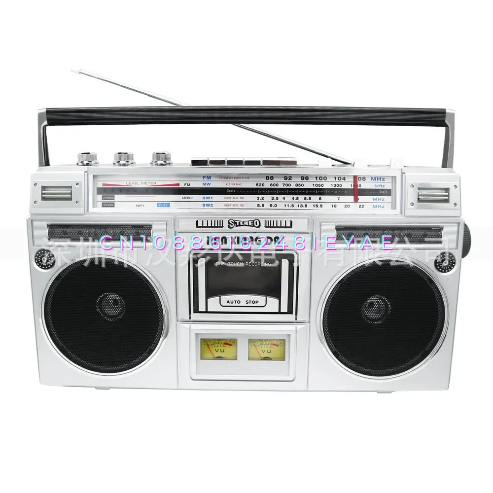 Classic RETRO FORTUNE Tape Player Vintage Nostalgic Cassette Recorder Tape Player Transparent