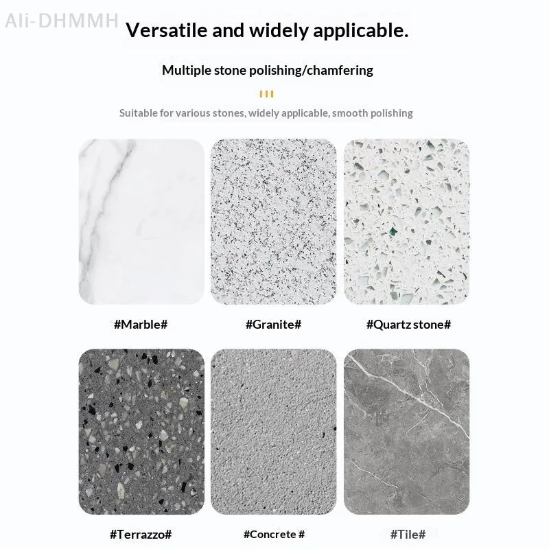 ZLinKJ 4 Step Diamond Polishing Pads  Wear Resistant Fast Polishing For Stone Tile Grinding Surface Renovation