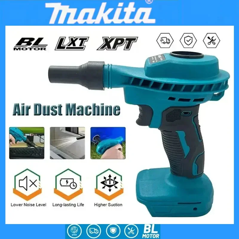 

Беспроводной пылесос-воздуходувка Makita 2-в-1 с функцией надувания, для чистки компьютерных клавиатур, на аккумулятор 18В