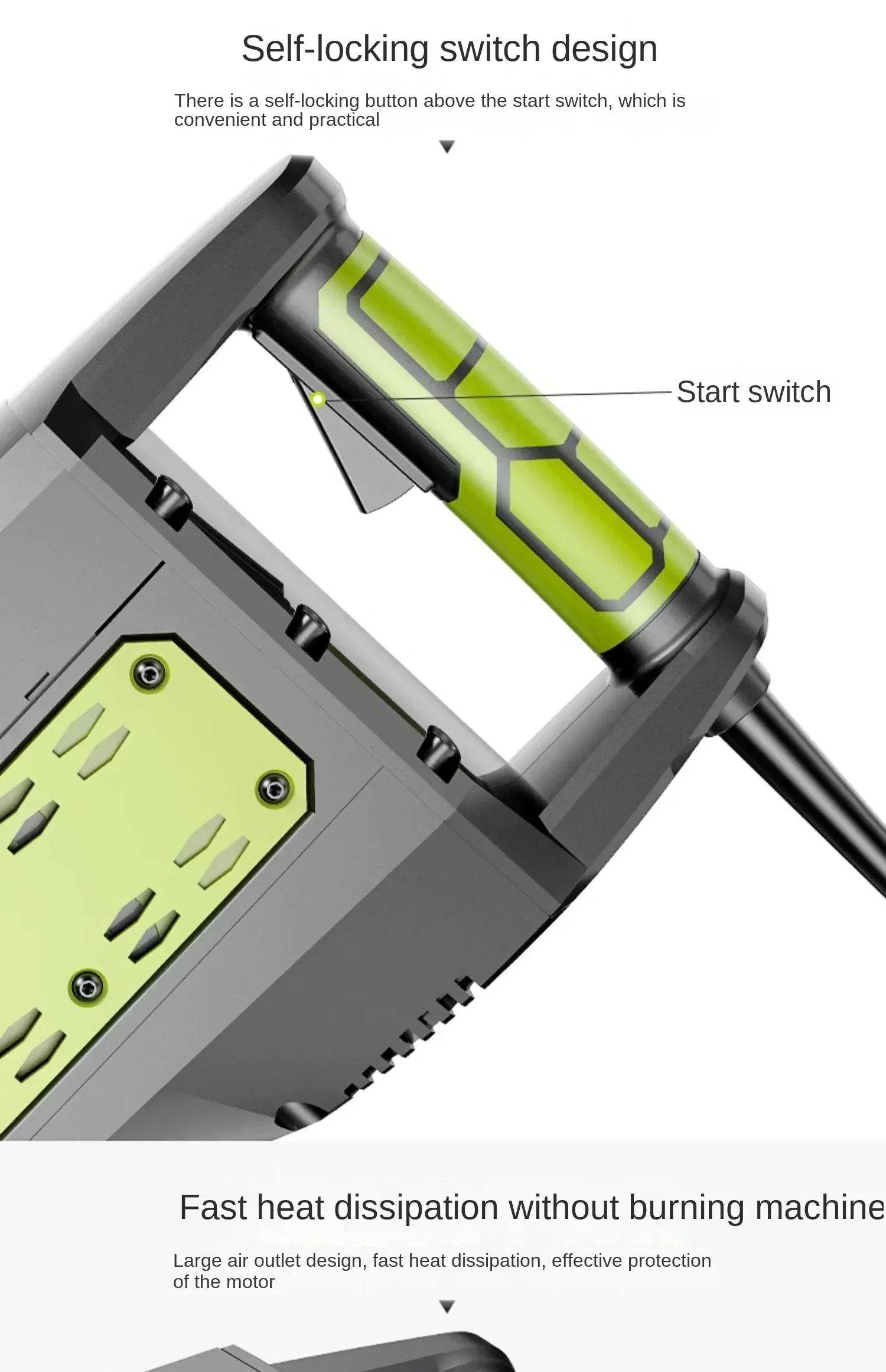 220V ShiPu Heavy Duty Electric Hammer with Dual Functionality for Concrete and Industrial Work