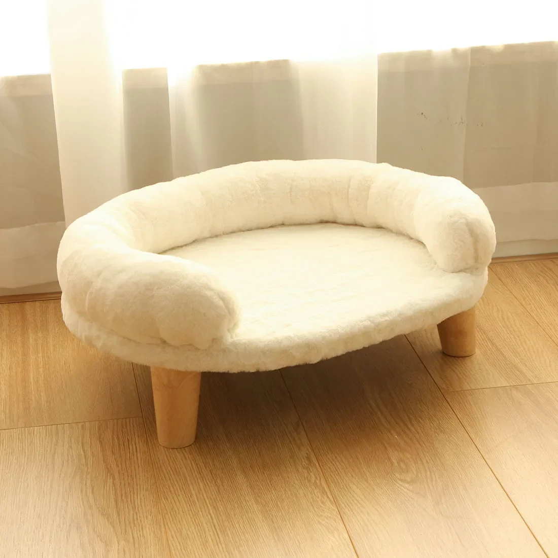 Soft Warm Pet Dog Bed Cat Removable Plush Nest Small Medium Large Dogs Comfortable Sleeping Mat Supplies