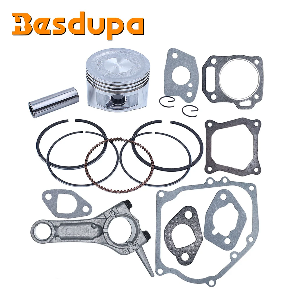 68mm Connecting Rod Piston Ring Full Gasket Kit For Honda GX160 6.5HP GX 160 Engine Motor Lawn Mower Spare Parts 