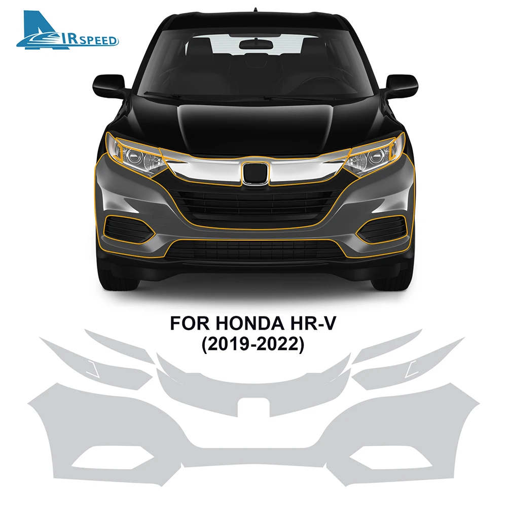 For Honda HRV 2019 2020 2021 2022 Invisible Car Wrap TPU Film Protective Layer Scratch Resistant Car Modification Accessories