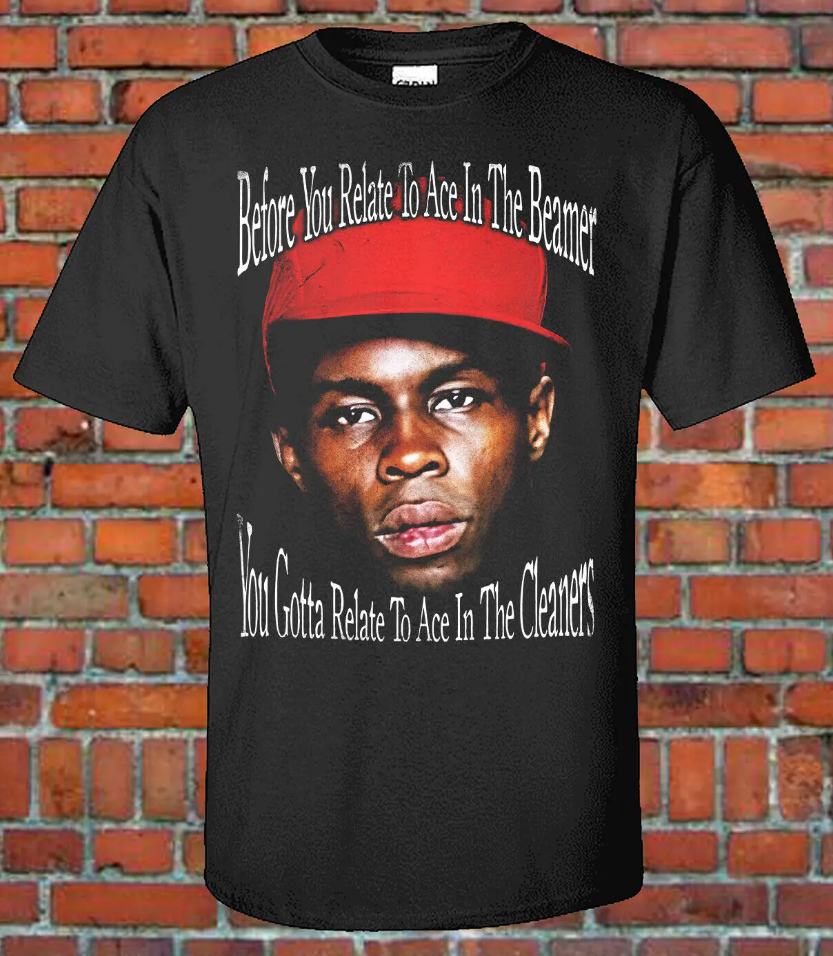 Paid In Full Ace Boogie In The Cleaners Big Face Tee Graphic T shirt