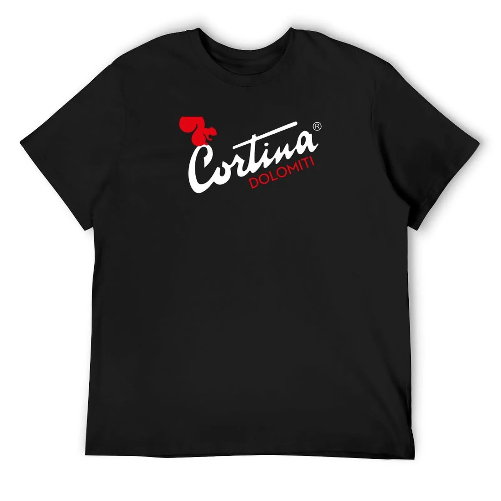 

Love Italian Skiing Cortina Dolomiti Italia T-Shirt plus size tops clothes Men's t shirts