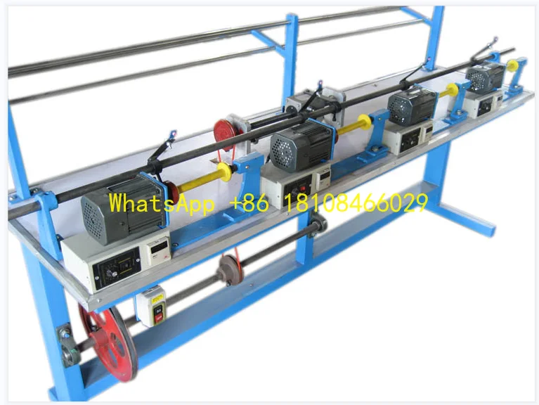 

Heads Winding Machine With Tension Pay-off FrameAutomatic Winding Machine Automatic Bobbin Winding Machine Yarn Winder, Various
