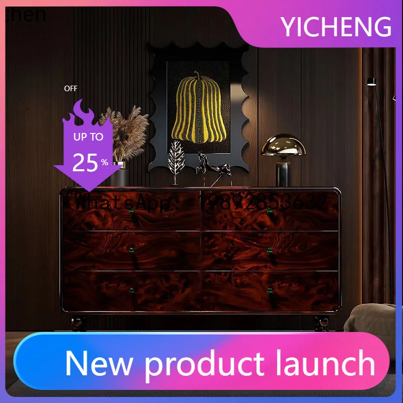 

X7 Solid Wood Six-Drawer Cabinet Bedroom High-End Storage Drawer Storage Cabinet Decorative Cabinet