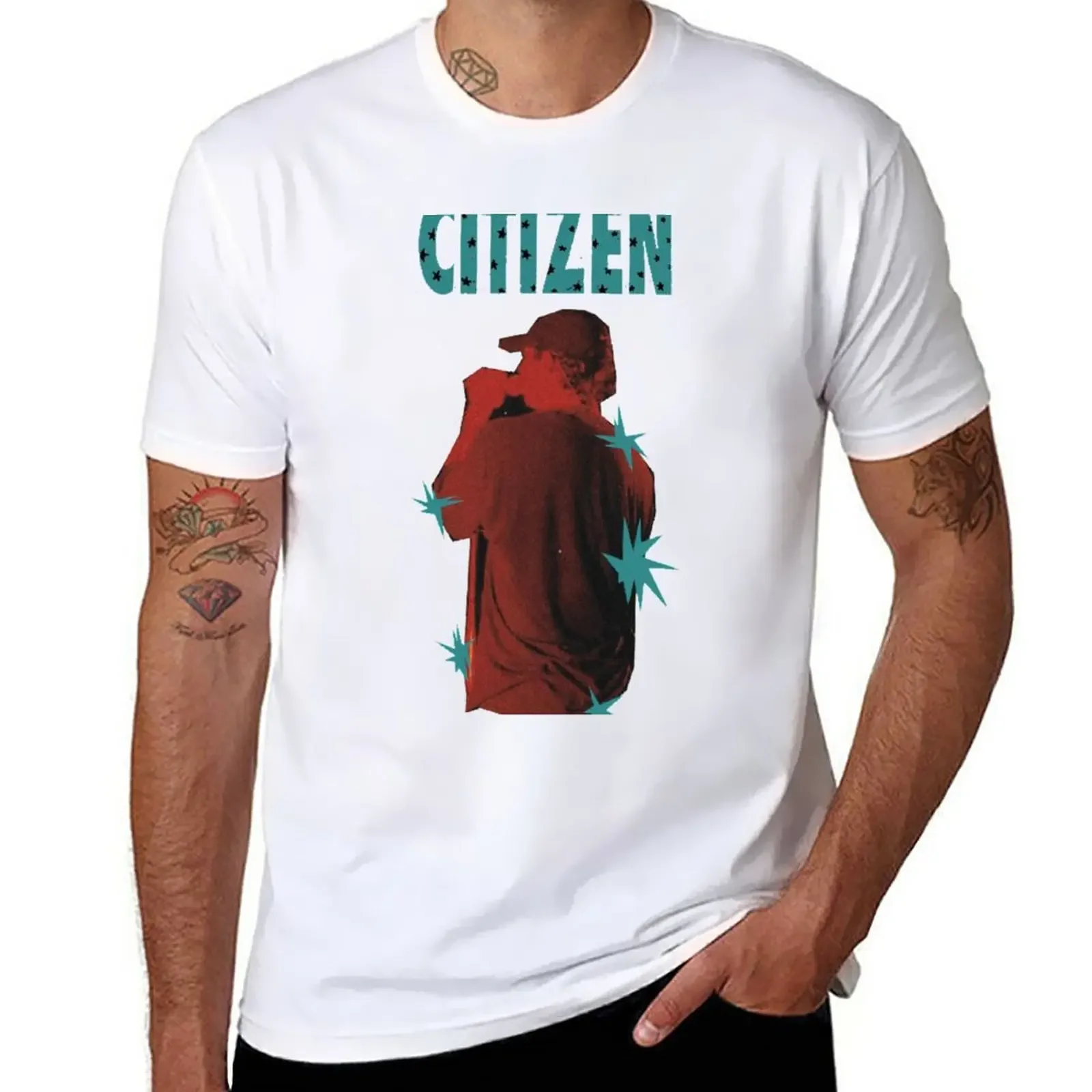 

Mat Citizen T-Shirt plain blanks plus size tops hippie clothes fitted t shirts for men