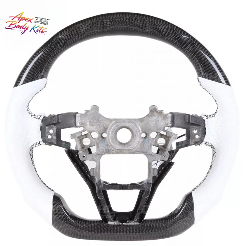 Customizable carbon fiber steering wheel for Honda 10th generation Accord LED multifunctional car modification, suitable for cro