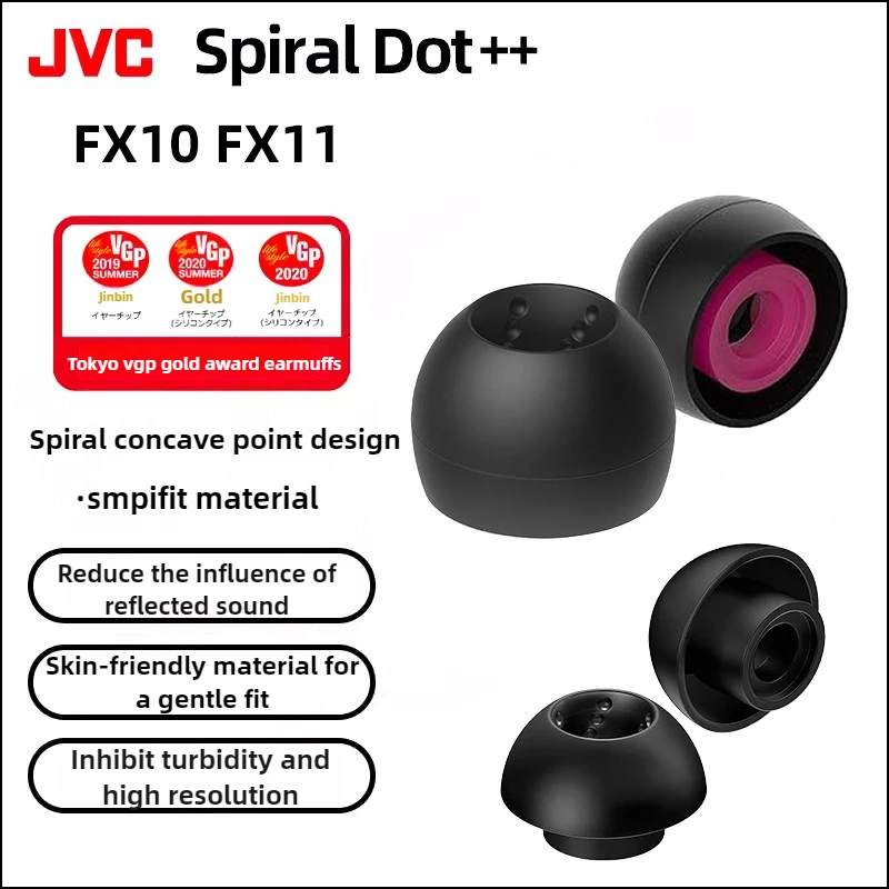 JVC FX10 Spiral dot++ SMP iFit Наушники Силиконовые насадки-вкладыши для наушников-вкладышей для az100 xm5 ie900 VE Noble Original FX11