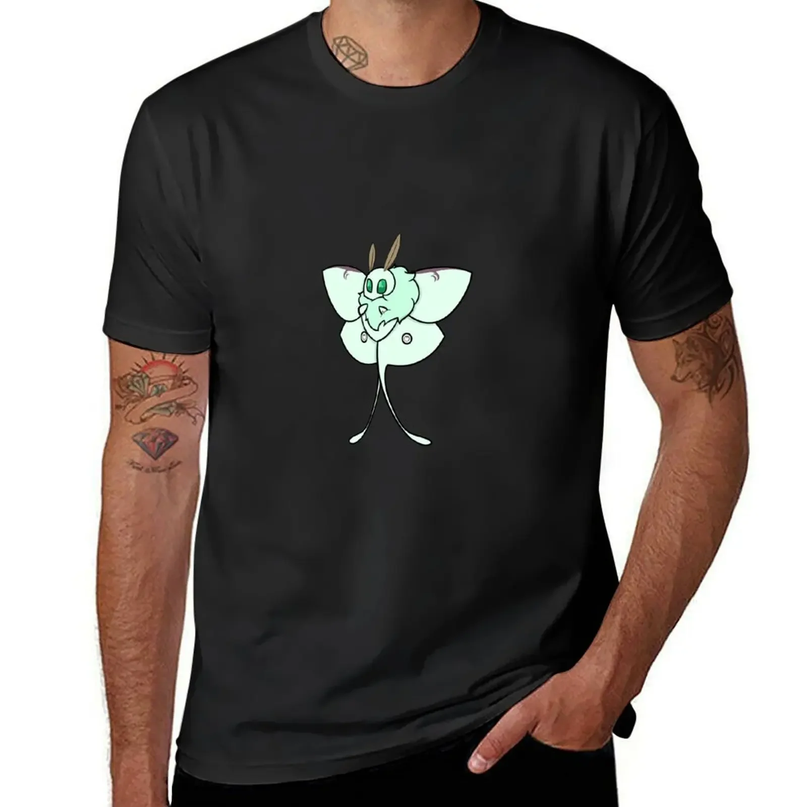 Luna Moth T-Shirt anime tshirt boys whites blue archive mens clothes