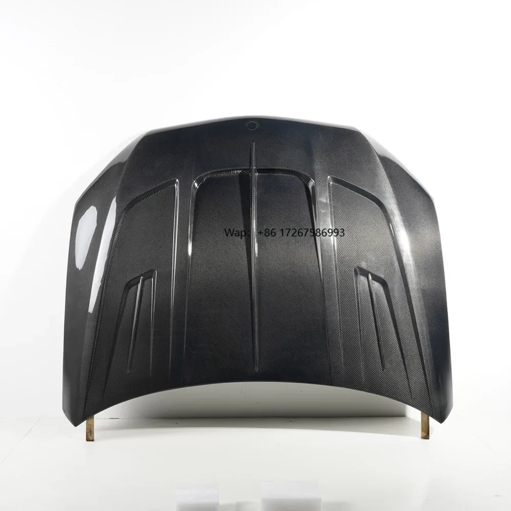 Real Carbon Fiber Engine Hood for GLE W167  2020-2023 Carbon Fiber Cover Bonnet Car Accessories
