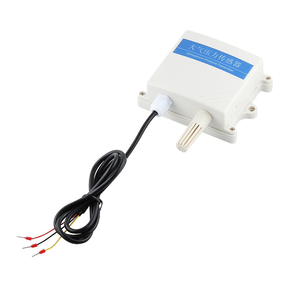 Atmospheric Pressure Sensor Module Measure Air Pressure Sensors Transmitter 4-20mA 0-10V RS485 1M DC12-24V 30-110Kpa Modbus RTU
