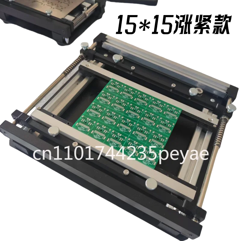 PCB Steel Mesh Solder Paste Printing Table Steel Sheet SMT Solder Paste Printing Manual Small Micro Screen Printing Machine view 3