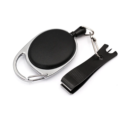 Imagen 2 del producto Cortador de línea de pesca, línea de alambre ABS + alicates de corte de Metal, tijeras, cortaúñas, aparejos, anzuelo de señuelo, removedor de línea duradero para líder Tippet