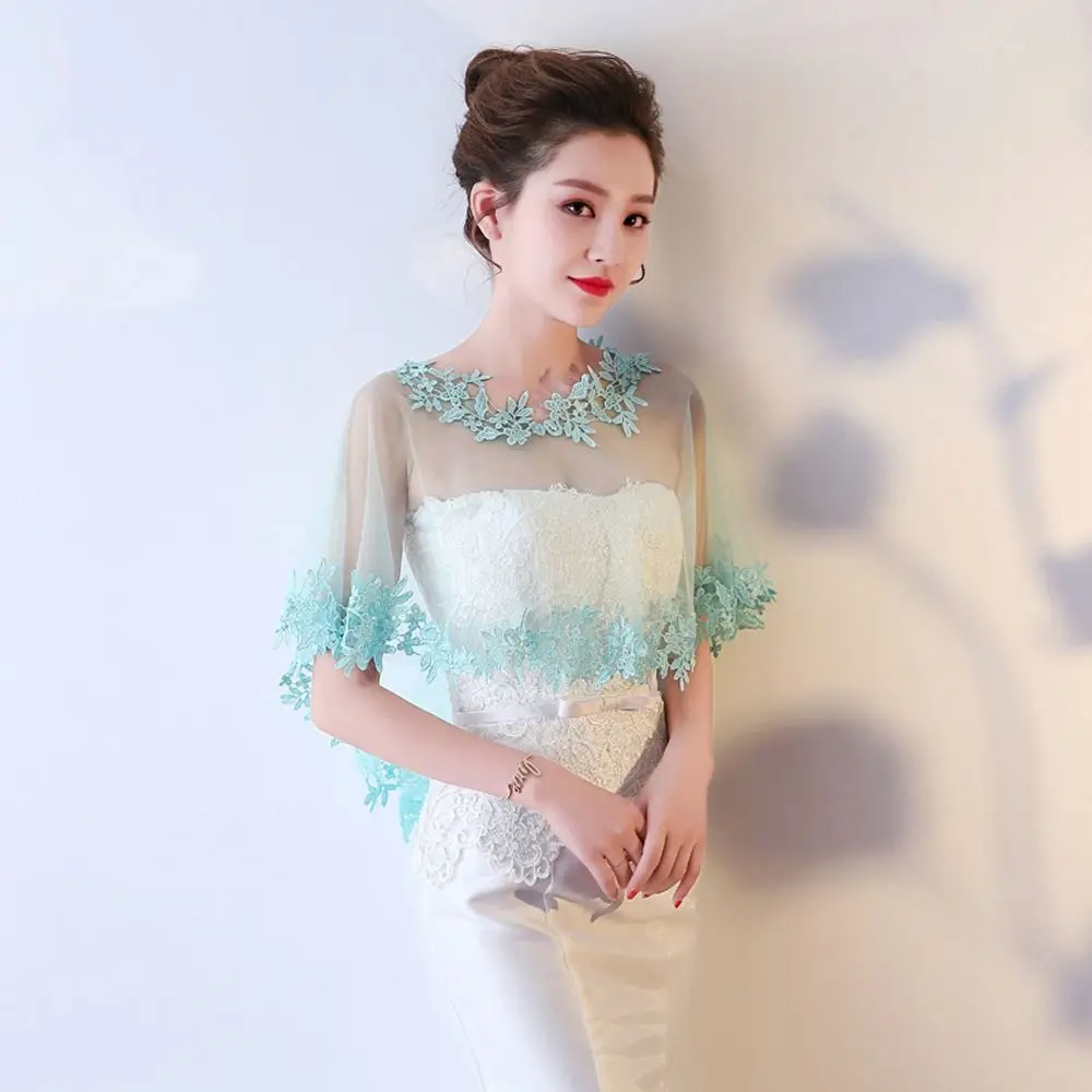 Свадебные аксессуары, вечерние накидки, летняя шаль, большой размер, прозрачные женские накидки, кружевная шаль с цветком, свадебные накидки