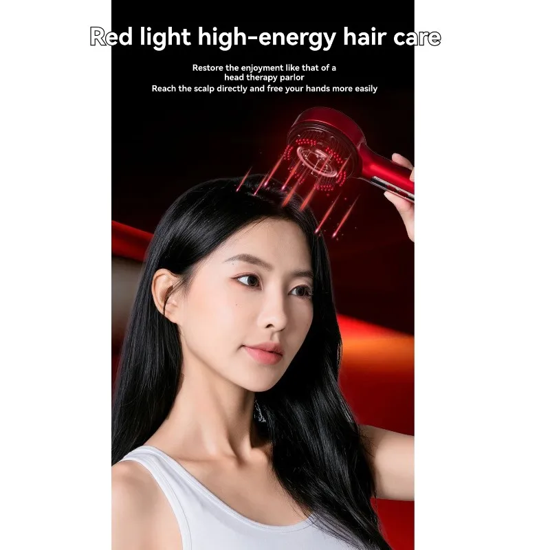 

X17A 2025 НОВИНКА-для роста волос для роста волос, многофункциональная расческа-массажер для кожи головы с красным светом для роста волос