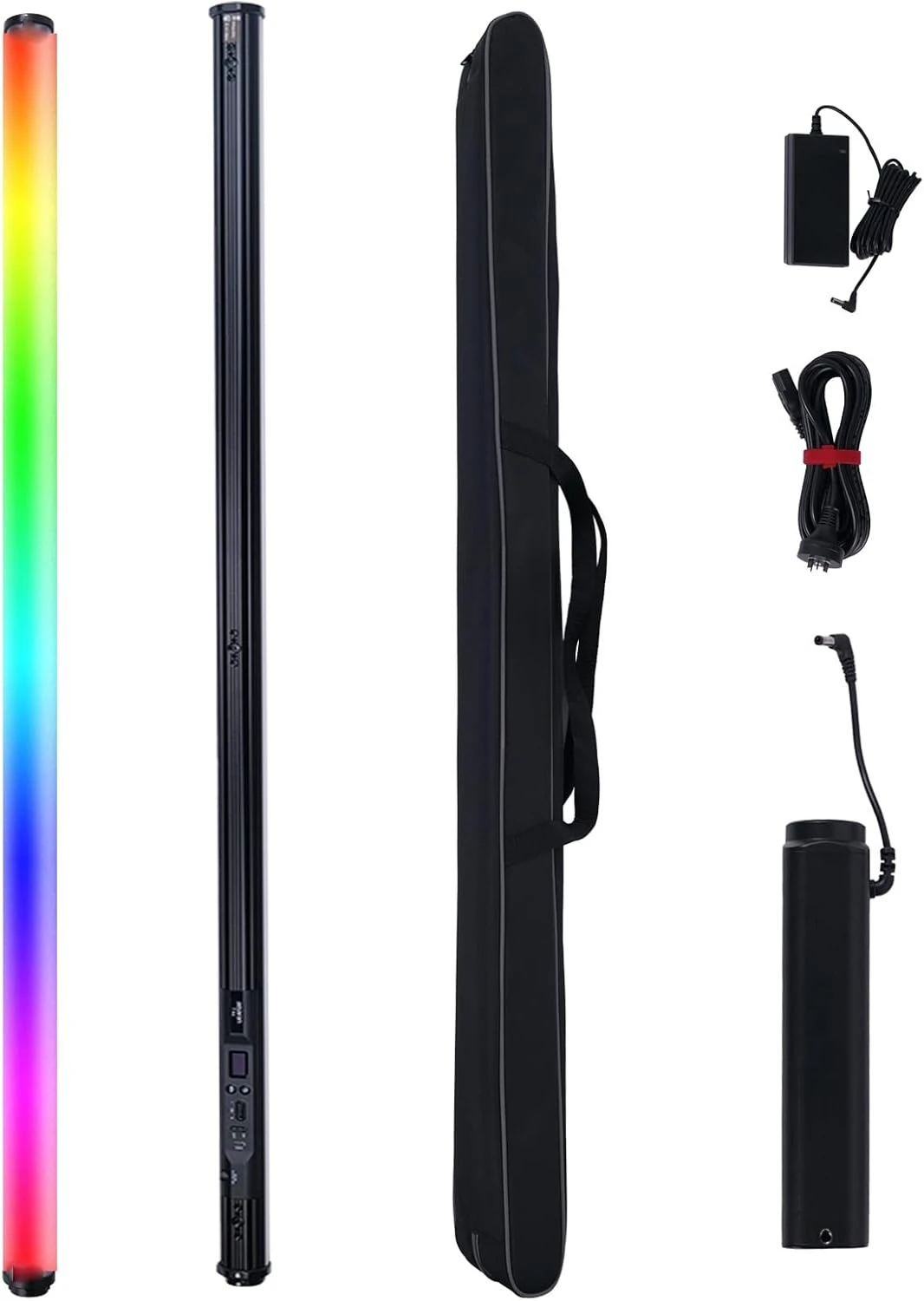 Tubo de luz LED T4C RGBWW, bicolor 2500K a 7500K, compatible con aplicación y control DMX (T4C 40W 47,2 pulgadas/120 cm) · Ventas directas de fábrica