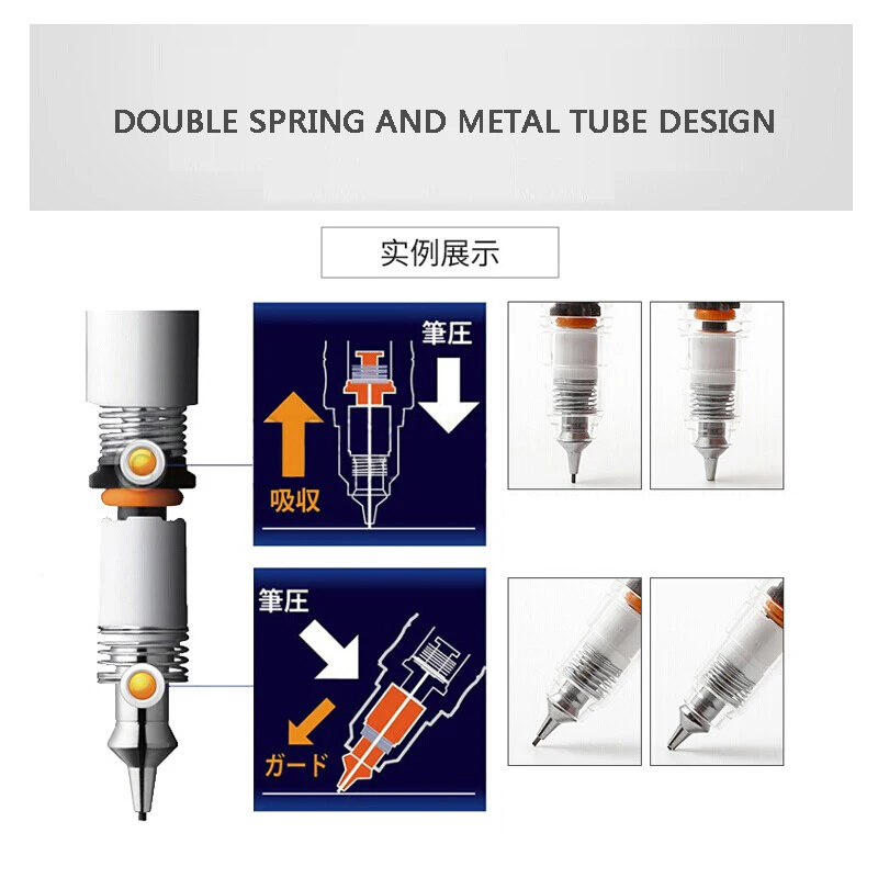 Lápiz de colores mecánico de cebra de Japón con goma de borrar, material escolar, Lapices de papelería, núcleo antiroto, 0,3/0,5/0,7mm