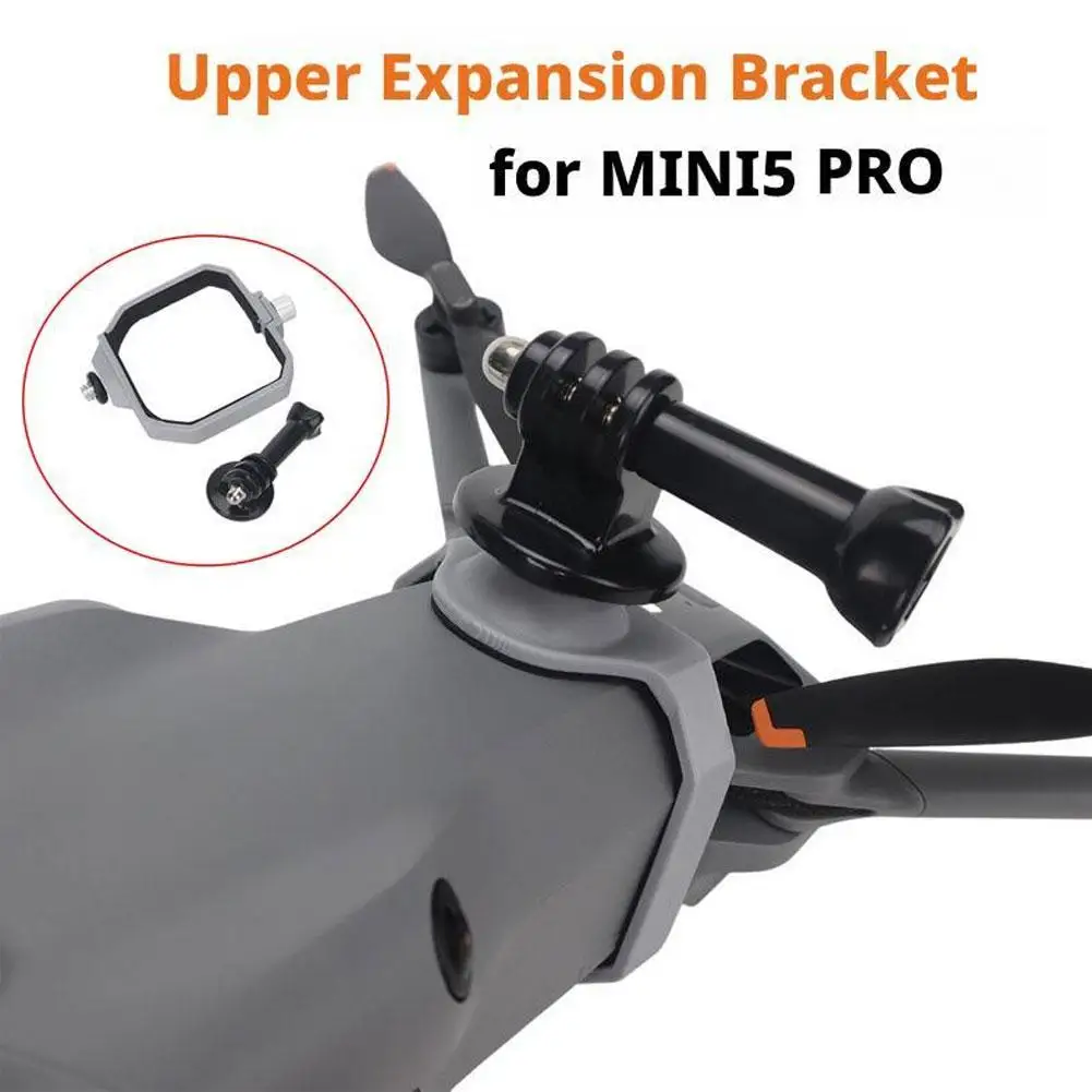 

For DJI MINI 5 PRO Top Expansion Bracket Panoramic Camera Mount Bracket Accessories With 1/4 Screw Sports Camera Mount Holder