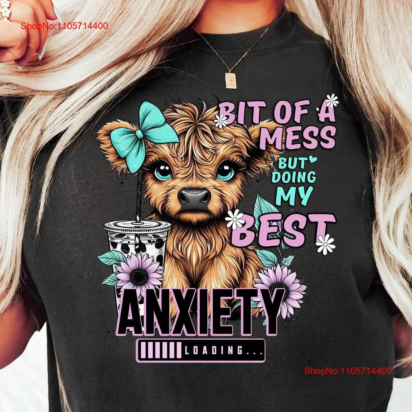 Doing My BesT T Shirt Anxiety Loading Mental Health Motivational TherapisT Psychologist vintage Washed Breathable Versatile