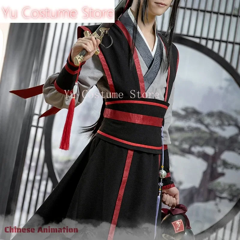 Chinese TV Mo Dao Zu Shi Meow House CP Youth Wei Wuxian Cosplay MDZS Costume Genuine Anime Comic Con Ancient Party Birthday Gift