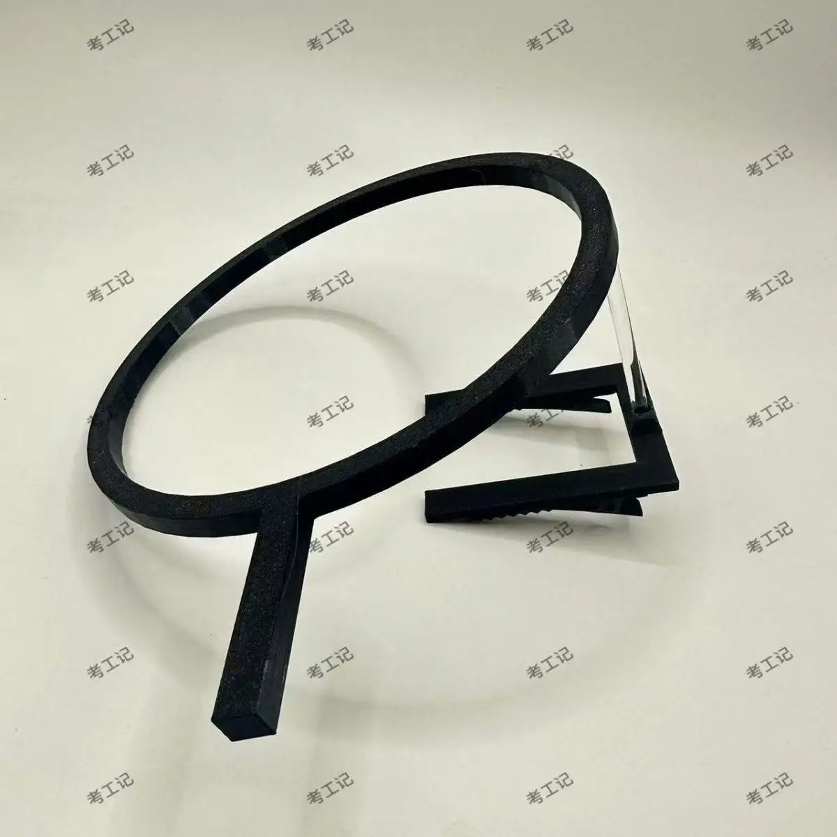 Jun Zhong Cosplay Props Headwear Halo Anime 3D Printed Black Games False Qian Halo For Halloween Carnival Role Play Props