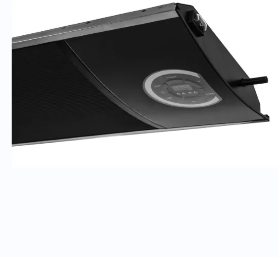 التحكم الذكي الأزياء الفاخرة الأسود 1500 واط قوة صغيرة سخان المنزل الأشعة تحت الحمراء البعيدة التدفئة مشع لوحة المبرد #3