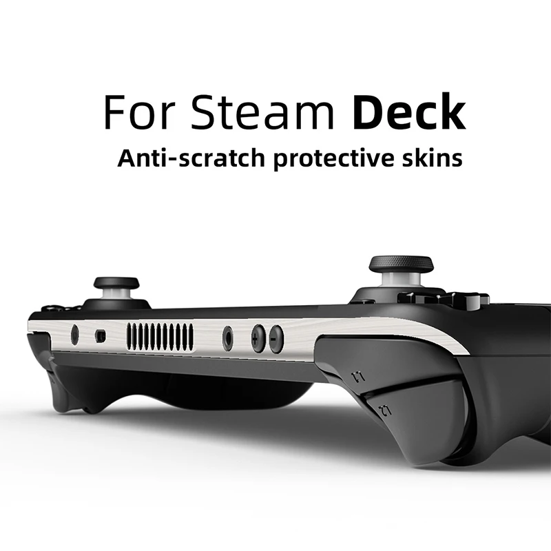 Neueste Schutz aufkleber Vinyl haut für Steam Deck Konsole Full Set Aufkleber Wickel abdeckung für Steam Deck Zubehör Aufkleber