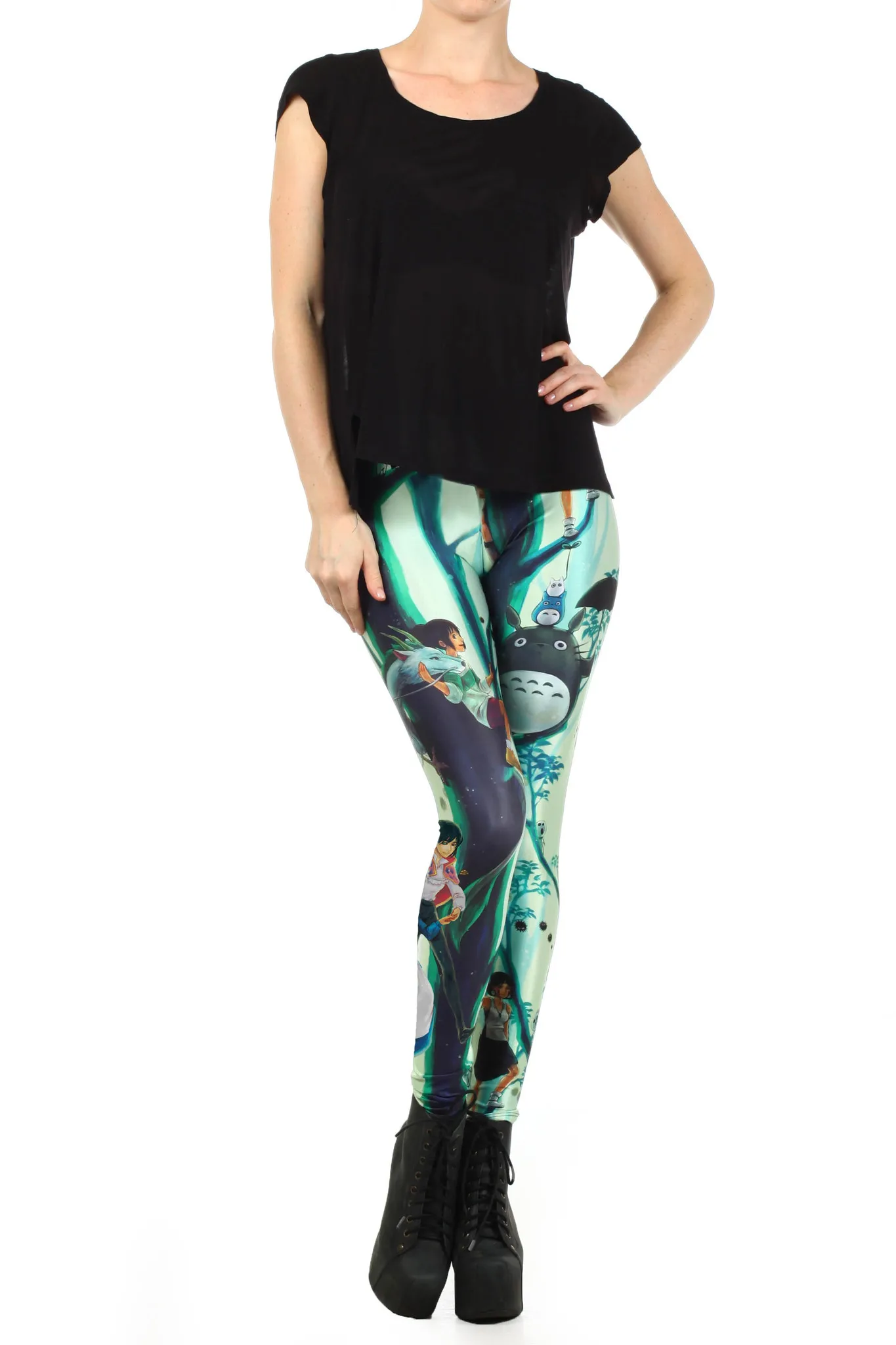 Damskie legginsy na zamówienie, damskie legginsy do jogi z nadrukiem cyfrowym na Halloween, spodnie do ćwiczeń, obcisłe spodnie gimnastyczne, treningowe, codzienne.