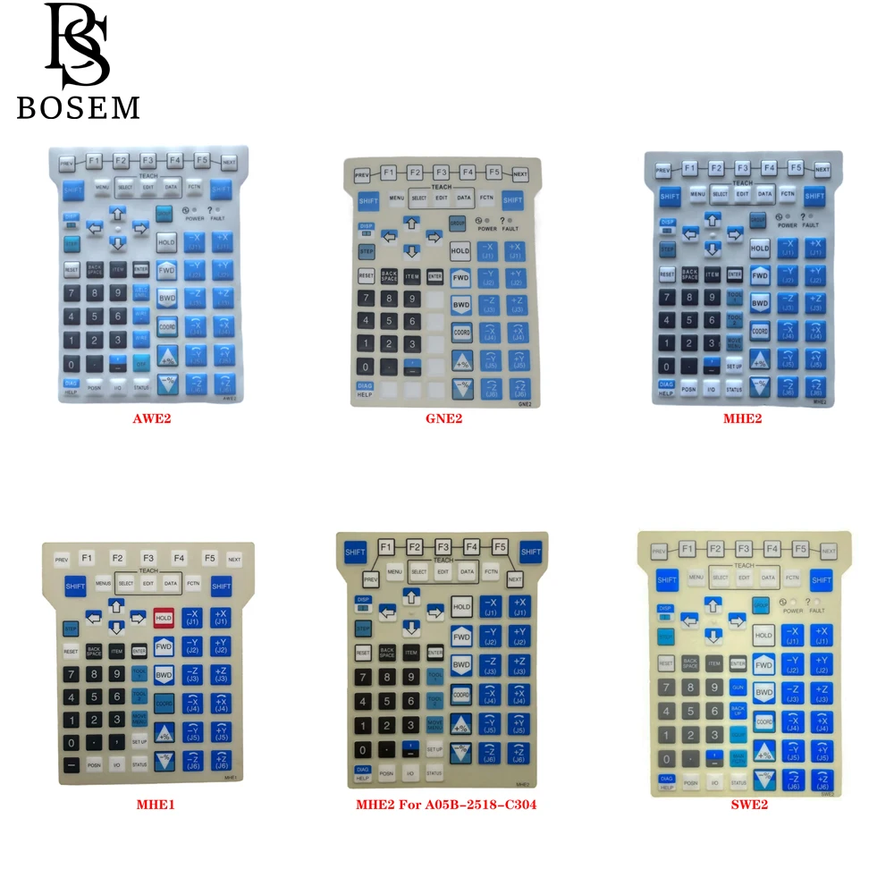 AWE2 GNE2 SWE2 MHE2 MHE1 Teach Panl Sheet 6 Axis For A05B-2518-C200/C203/C204/C304