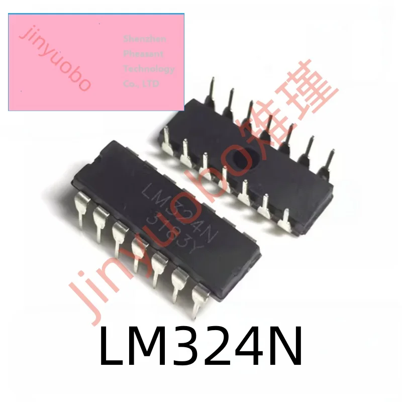(10-100piece）100% New LM324N LM324 DIP-14 Chipset