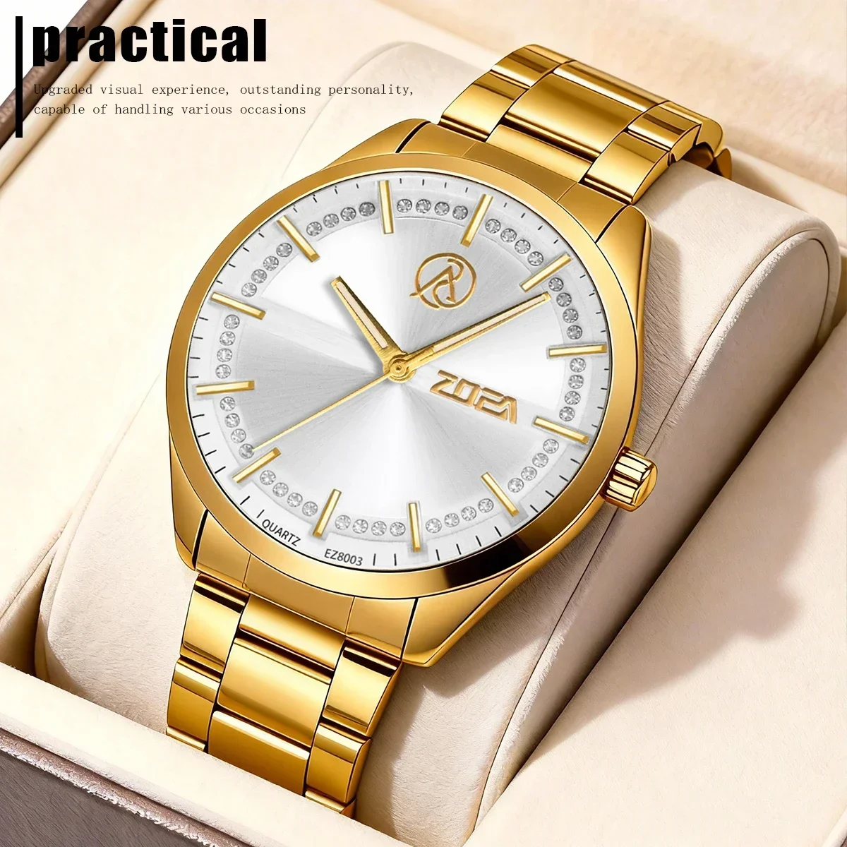 

ZOEA Business Men's Watch, Exquisite Business Style, 30M Daily Waterproof, Precise Quartz Movement
