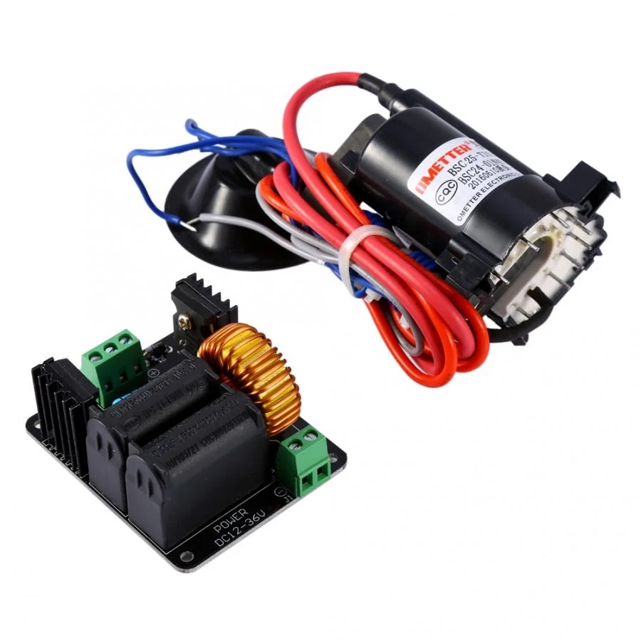 High Voltage ZVS Tesla Coil Driver Board + Ignition Coil Flyback Driver for Sgtc /Marx Generator/jacob's Ladder 12-36V