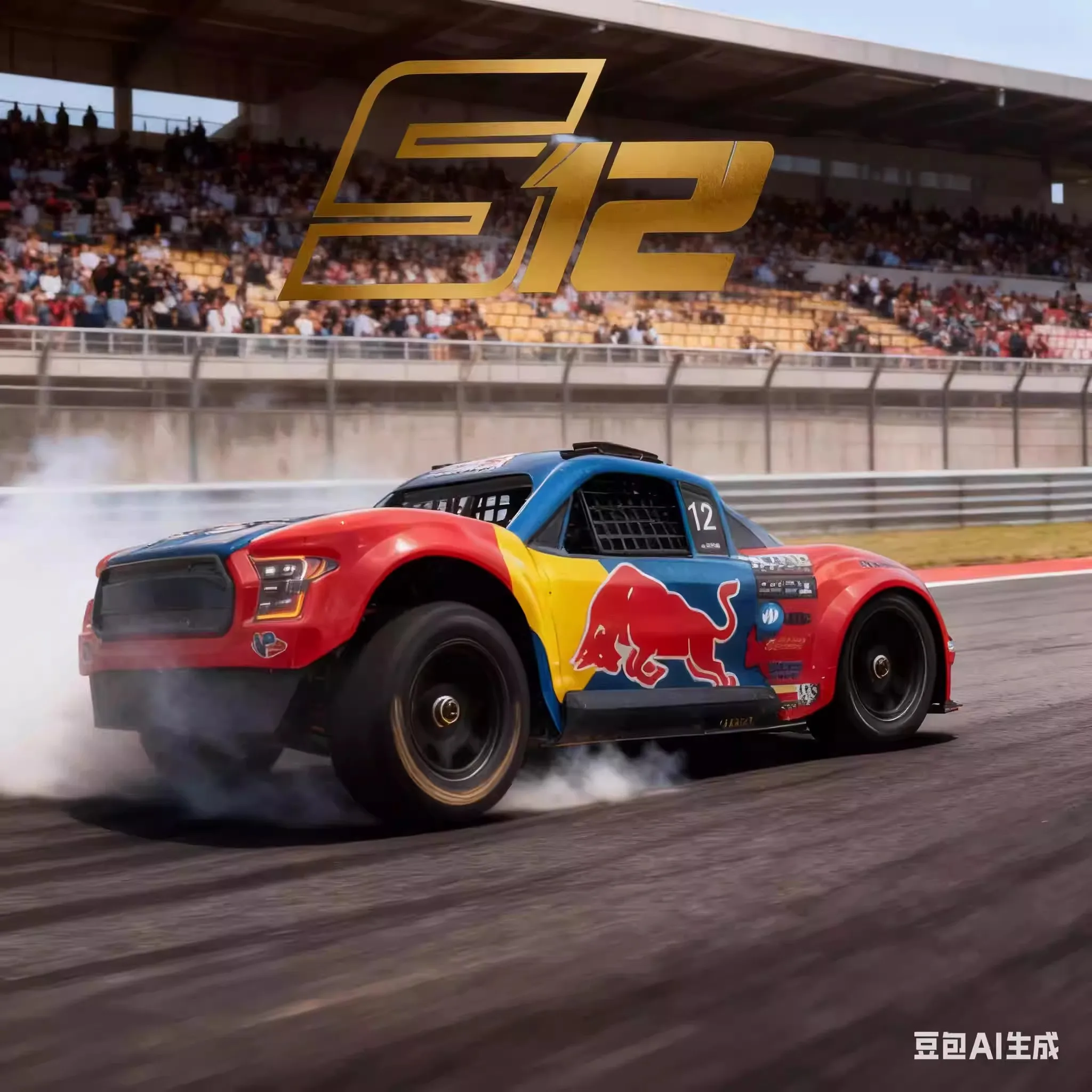 Yudi GR joint S12 1/12 Vehículo todoterreno eléctrico con control remoto sin escobillas 4x4, coche de carreras de pista corta para desierto