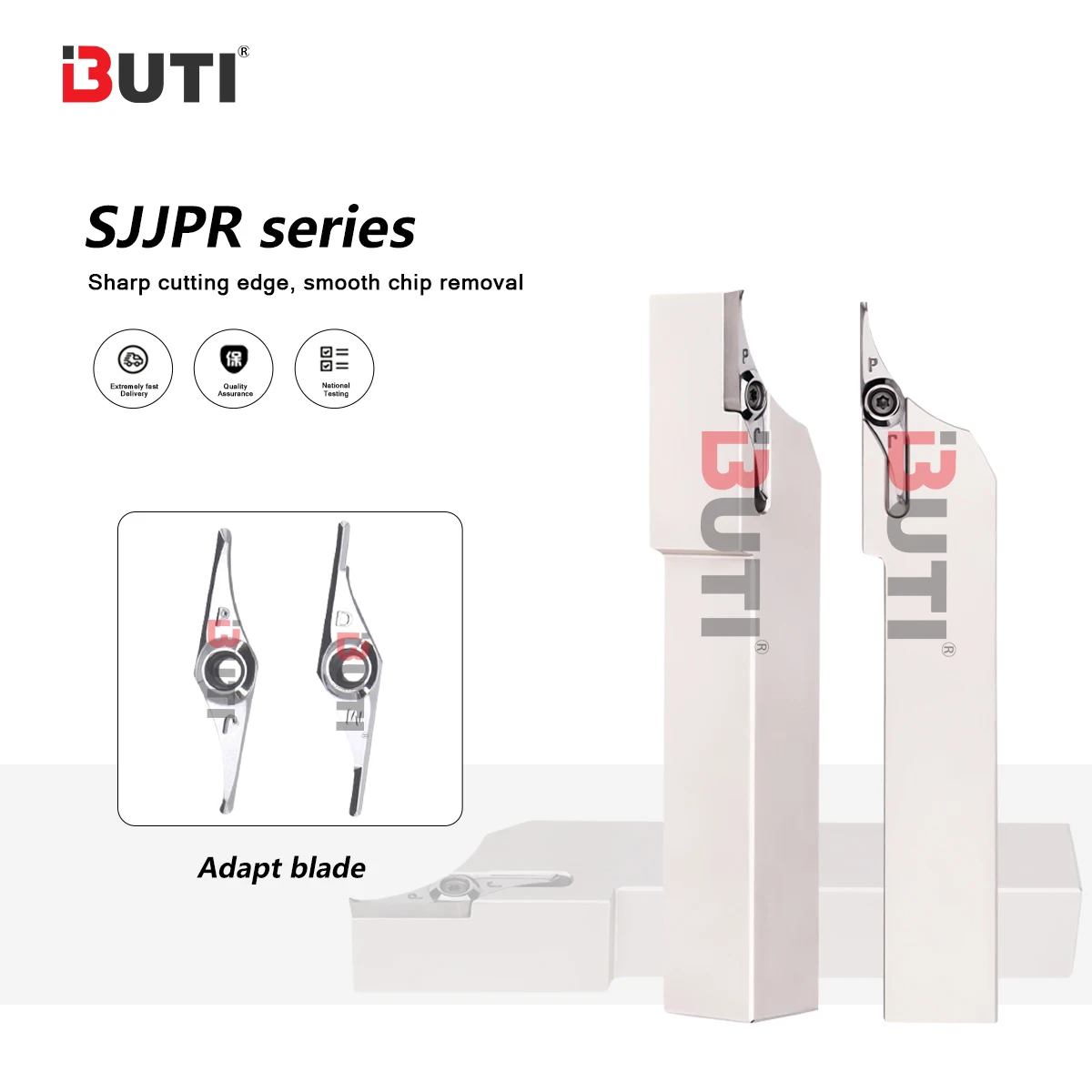 

CNC Lathe SJJPR1616K16/2020K16/2525M16 Half Moon Turning Tool Bar VCGX18T308-PJ/DM Single-edged Double-edged Bending Moon Blades