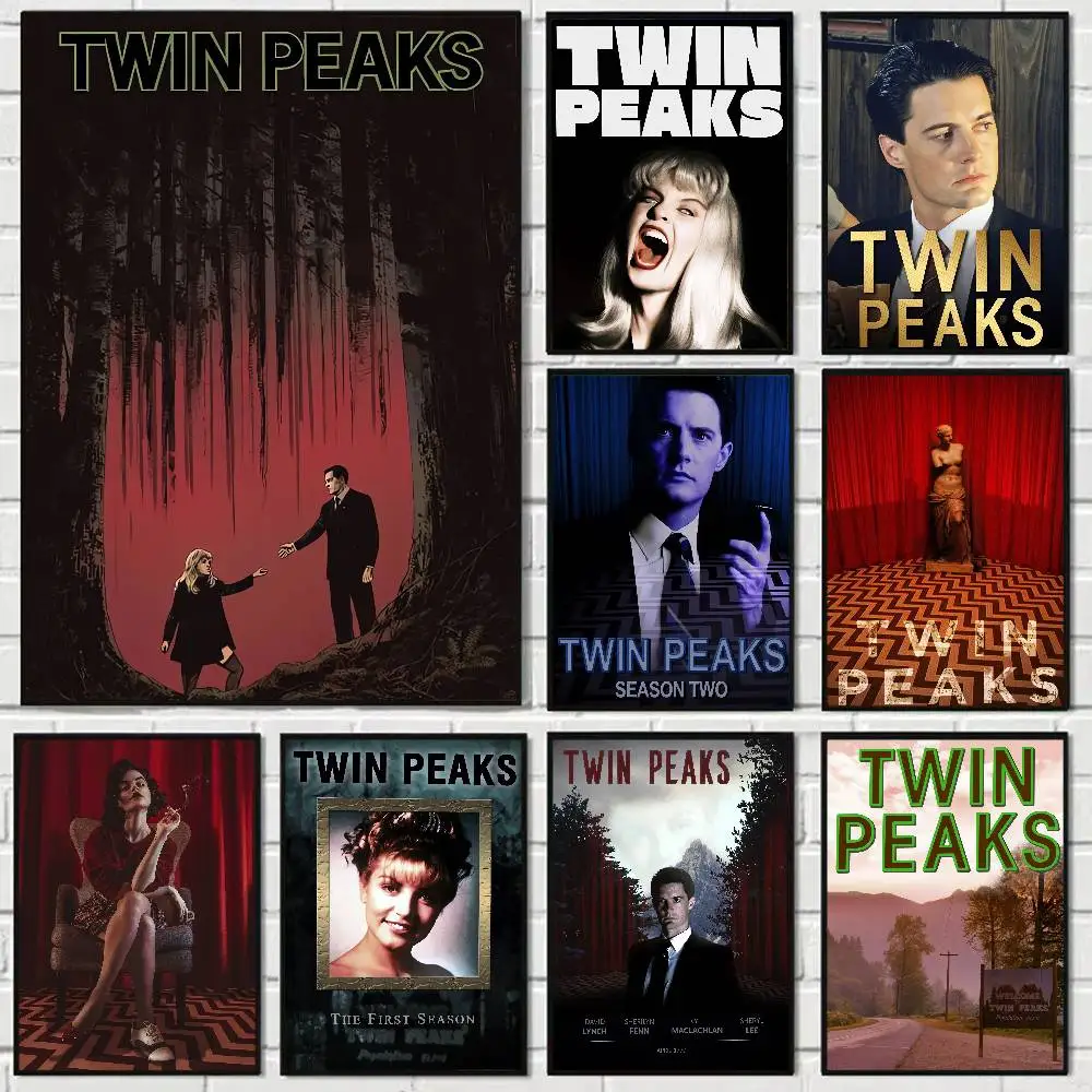 TV Drama Twin Peaks Vintage Anime Poster Wall Art For Study Living Room Decor Unique Home Decoration Pictur