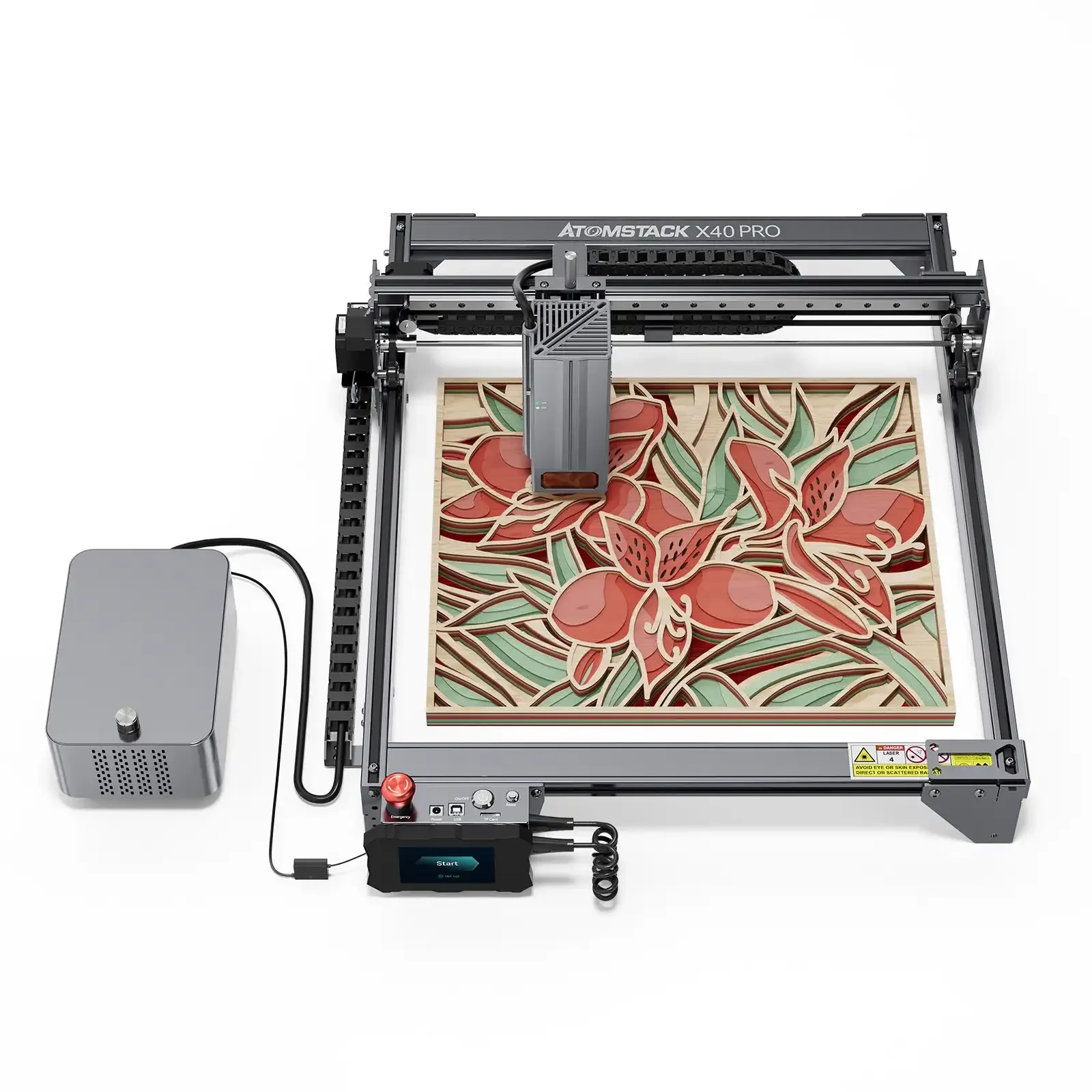 

X40 S40 A40 PRO Engraver 210W Cutter For Metal Acrylic 48W/24W Dual Output DIY CNC Cutting Engraving F30 Air Kit