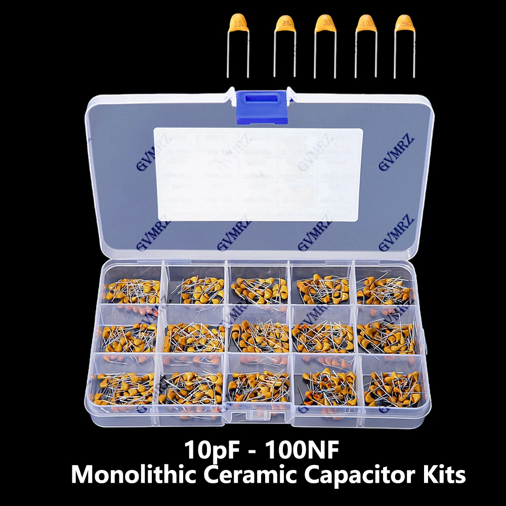 kit-de-capacitores-ceramicos-monoliticos-450pcs-10pf-100nf-50v-56pf-68pf-100pf-10pf-30pf-200pf-300pf-10nf-100nf-mlcc-com-caixa-47pf