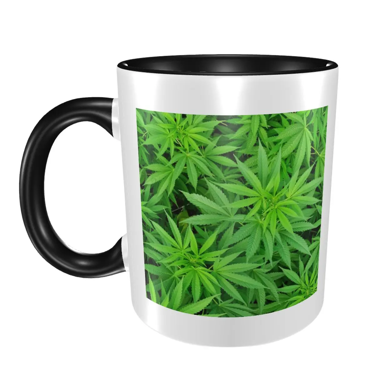 

Марихуана, каннабис, горшок с сорняками, кружка с растениями, забавные керамические кофейные чашки, кружки для чая, чашка для молока, посуда для напитков, подарки для женщин и мужчин