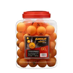 Heat-resistant Table Tennis Balls 60pcs Abs Table Tennis Balls Elastic Impact Resistant Ping-pong Balls for Recreational Play