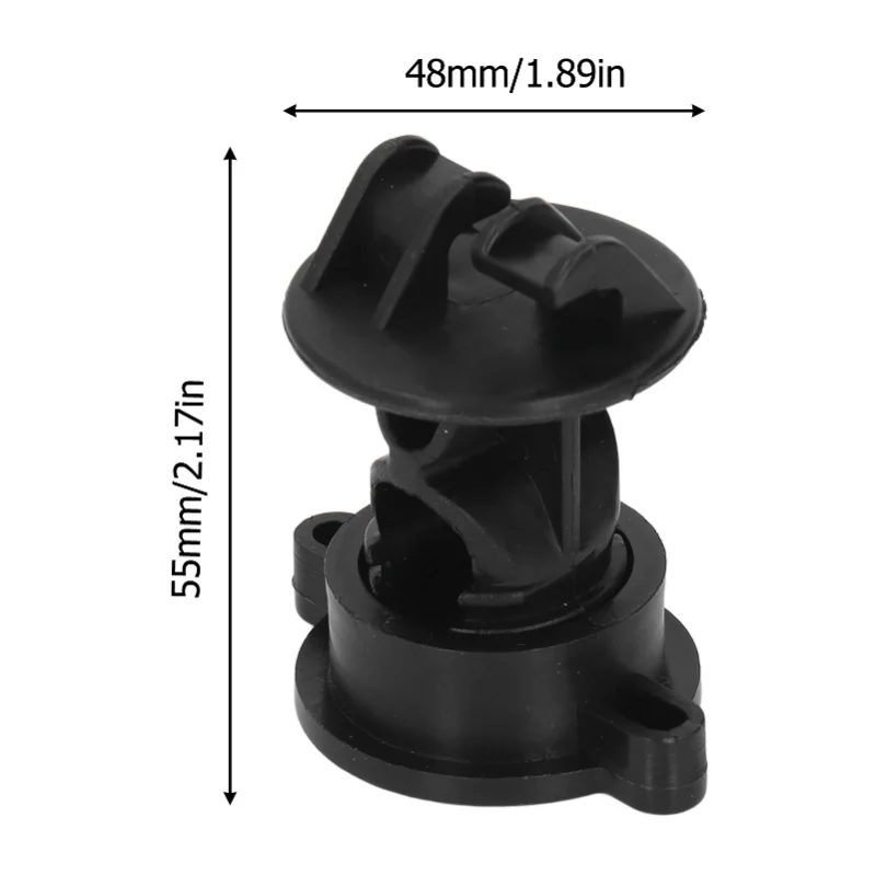 100pcs Insulator ABS 55mm Length 48mm Width Bolt Type Insulators For Electric Fence Agricultural Garden Blue/Black view 6