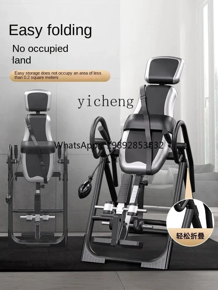 A1  Inversion Table Home Fitness Equipment Upside down Traction Inverted Stretching Lumbar Chair Upside down Device