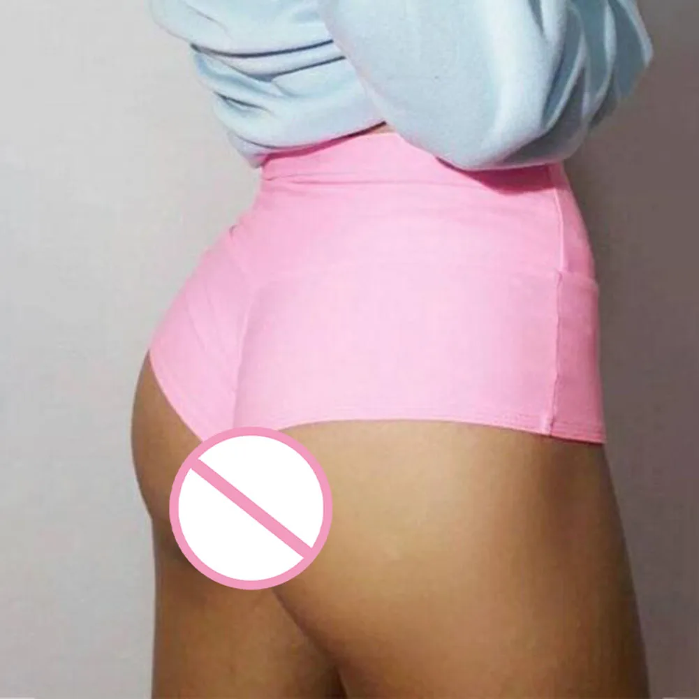 Summer Workout Fitness Shorts Seamless Biker Shorts Women High Waist Female Clothing Push Up Short Elasticity Breathable