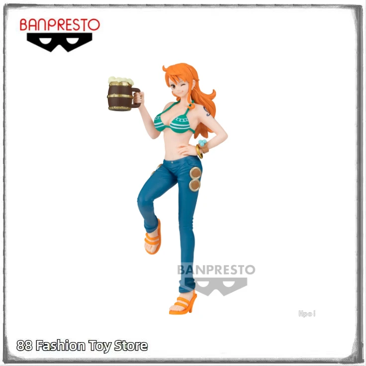 

In Stock Original BANPRESTO One Piece It’s A Party, Guys! ! Nami Figures Toys Gifts Ornaments