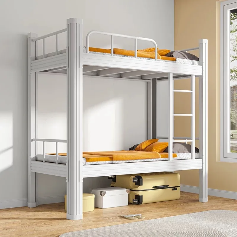 

Supplier Youth Hostel Dormitory Sleeping Room Bunk Beds Thickened High Low Steel Bunk Beds