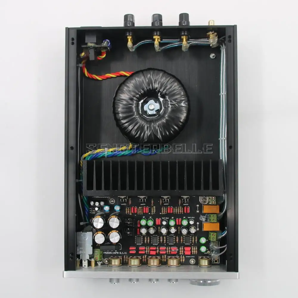 Penguat daya Audio rumah saluran 2.1 HiFi LM1875 20Wx2 + 60W